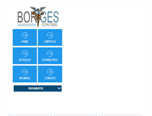 Tablet Screenshot of borgescontabilidade.com.br